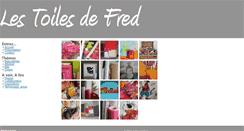 Desktop Screenshot of lestoilesdefred.com